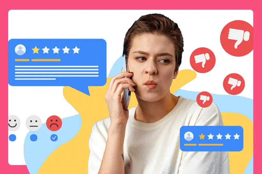 مثال ديال بطاقة جوجل ماي بزنس بتقييمات إيجابية